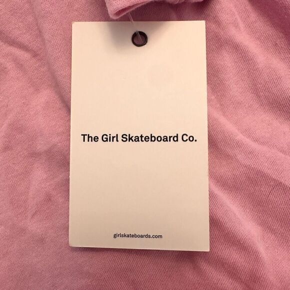 NWT Girl Skateboard Co X Sanrio Tokyo Speed Character Cotton T-shirt Pink Small - Picture 4 of 5